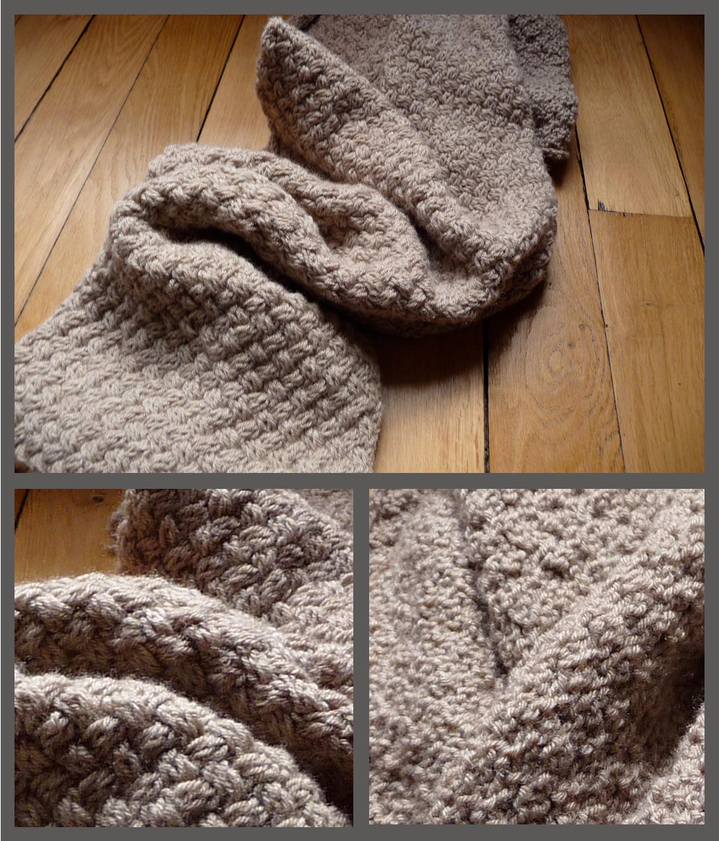 comment tricoter une echarpe